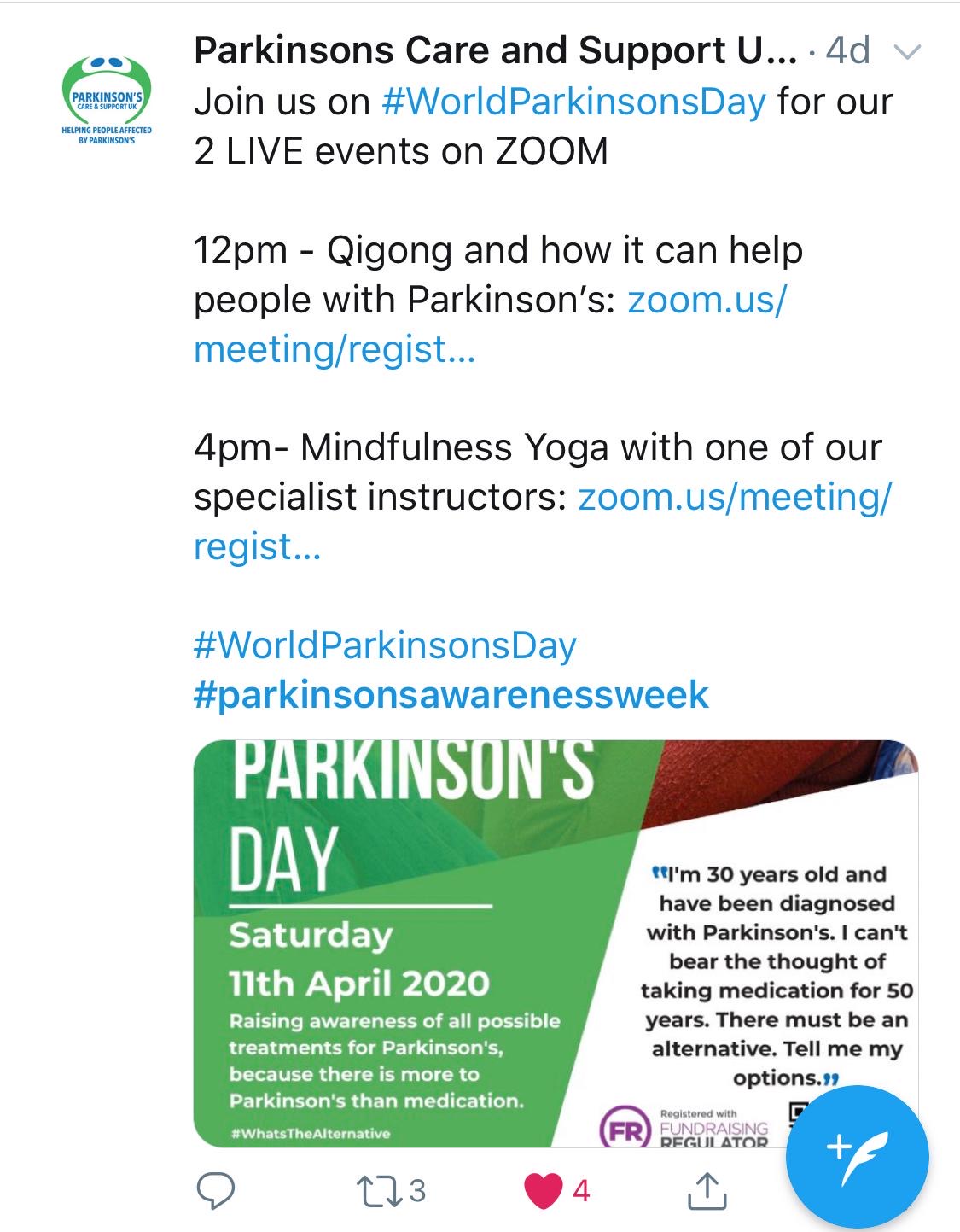 world Parkinson's Day